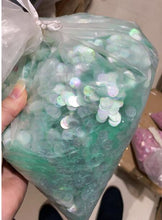 Load image into Gallery viewer, Beading Prom Dresses 2020 V neck Pink High Split Tulle Sweep Train Sleeveless Evening Gown A-line Lace Up Backless Vestido De